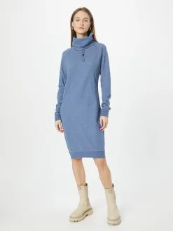 Ragwear Mini Jurken Jurk SONNIA Dames Smoky Blue -Goedkope Ragwear winkel c4d05d249a2b3f6c43a4bd97732623cc