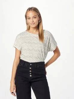 Ragwear T-shirts Shirt GEANA Dames Offwhite -Goedkope Ragwear winkel c68064887d7083498bf12f3e595b8291