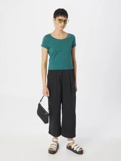 Ragwear T-shirts Shirt FLORAH Dames Donkergroen -Goedkope Ragwear winkel c6eb5119af7f1e22233ee56f06f511b0