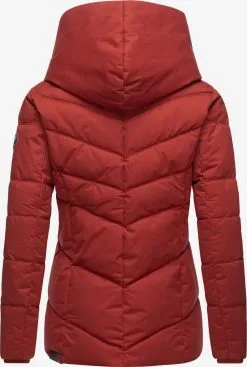Ragwear Winterjassen Winterjas Natesa Dames Rood -Goedkope Ragwear winkel c72569ef56643da559302be85f63c500