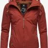 Ragwear Outdoor Jassen Functionele Jas Jotty Dames Karmijnrood