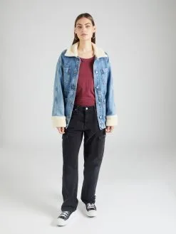 Ragwear T-shirts Shirt Dames Robijnrood -Goedkope Ragwear winkel c823acd96f2f5354b05b3a90715320a7