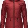 Ragwear Outdoor Jassen Functionele Jas Calena Intl. Dames Donkerrood