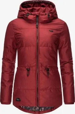 Ragwear Outdoor Jassen Functionele Jas Calena Intl. Dames Donkerrood