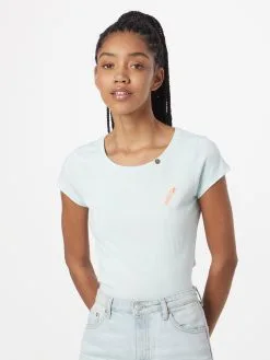 Ragwear T-shirts Shirt Dames Pastelblauw -Goedkope Ragwear winkel c953959127bee0d3b31f42ffa816b9c1