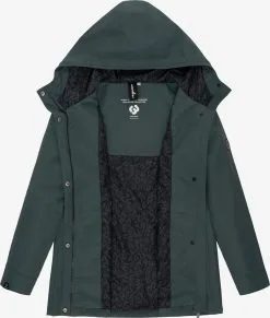 Ragwear Regenjassen Functionele Jas Urbanna Remake Dames Donkergroen -Goedkope Ragwear winkel ca2b9f6d7763a2173515074347e39fe7
