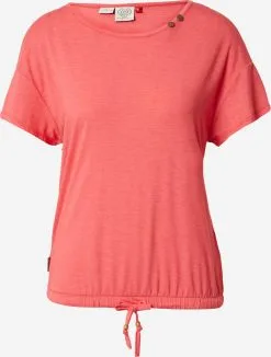 Ragwear T-shirts Shirt NICKA Dames Watermeloen Rood