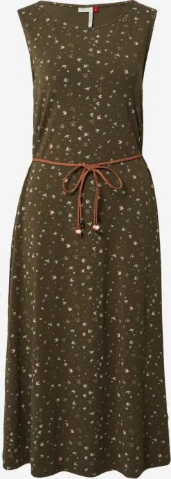 Ragwear Zomerjurken Zomerjurk Stepnie Dames Olijfgroen / Mintgroen