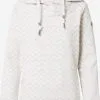 Ragwear Hoodies Sweatshirt GRIPY Dames Wit Gemêleerd