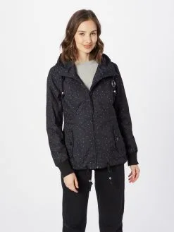 Ragwear Tussenjassen Tussenjas DANKKA Dames Zwart -Goedkope Ragwear winkel d6c9226262361ebab9f4e26af94be96a