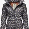 Ragwear Winterjassen Winterjas Dames Duifblauw