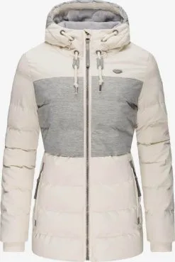 Ragwear Winterjassen Winterjas Quantic Dames Beige / Grijs Gemêleerd -Goedkope Ragwear winkel d9a39c413fe571b69bf87a6c3ca7eeec