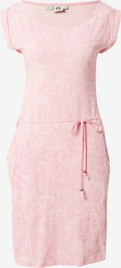 Ragwear Mini Jurken Jurk Dames Rosa / Pastelroze