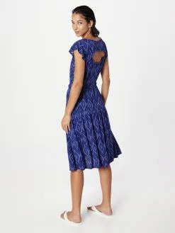 Ragwear Mini Jurken Jurk IKKAT Dames Nachtblauw -Goedkope Ragwear winkel dad784e6d656d8733a2ed6e752e28399