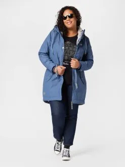 Parkas Tussenparka CANNY Dames Smoky Blue -Goedkope Ragwear winkel db877e8291d31517d1293a14e5e3da1d