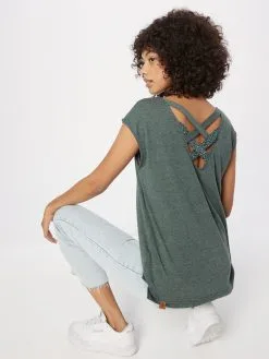 Ragwear T-shirts Shirt Soffia Dames Donkergroen -Goedkope Ragwear winkel dba98a563a338b0e6eec9c89eceda25c