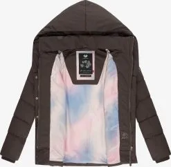 Ragwear Winterjassen Winterjas Natesa Dames Donkerbruin -Goedkope Ragwear winkel dc8f127e4495bd562c98acfb9a9b564d