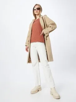 Ragwear T-shirts Shirt FLORAH Dames Roestbruin -Goedkope Ragwear winkel e09b3697fcc02b5217f118cbb02bb2ac