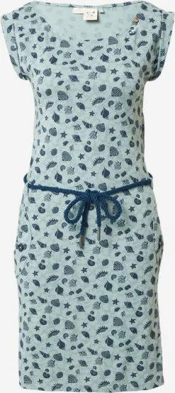 Voorkant 25 Ragwear Mini Jurken Jurk TAGG Dames Navy / Aqua