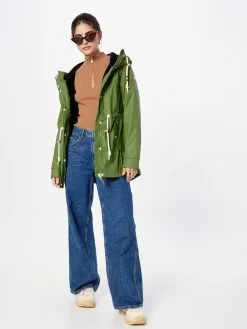 Ragwear Parkas Tussenparka MONADIS RAINY Dames Groen -Goedkope Ragwear winkel e52b19ab35304d5b9573f81aa9e66737