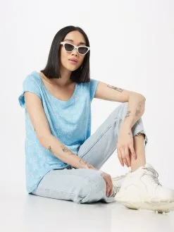 Ragwear T-shirts Shirt ZILDA Dames Lichtblauw -Goedkope Ragwear winkel e779bbf05ab4722c02b0a397ff7eb073