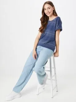 Ragwear T-shirts Shirt Heiddie Dames Navy -Goedkope Ragwear winkel e79cd5e80ff41c65fd5b98ea17a61c2b