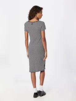 Ragwear Jerseyjurken Jurk KIMBER Dames Zwart -Goedkope Ragwear winkel e93cda78494b613ccec0c46e506ff058