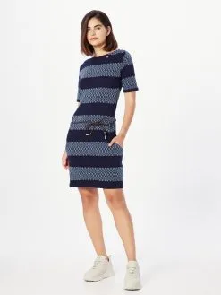 Ragwear Jerseyjurken Jurk CHEGO Dames Marine / Navy / Lichtblauw -Goedkope Ragwear winkel e9a5dac109f32a3b10daeb0a2893e534