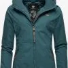Ragwear Outdoor Jassen Functionele Jas Dizzie Dames Blauw