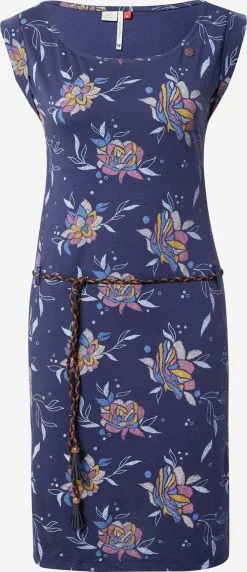 Ragwear Jerseyjurken Jurk Dames Blauw / Navy