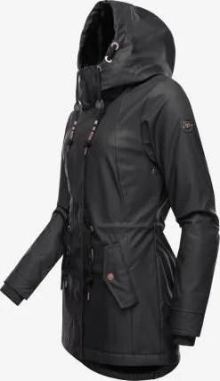 Ragwear Regenjassen Functionele Jas Monadis Rainy Dames Zwart -Goedkope Ragwear winkel f7087bb5ea5e5b4640ccae36644957a8