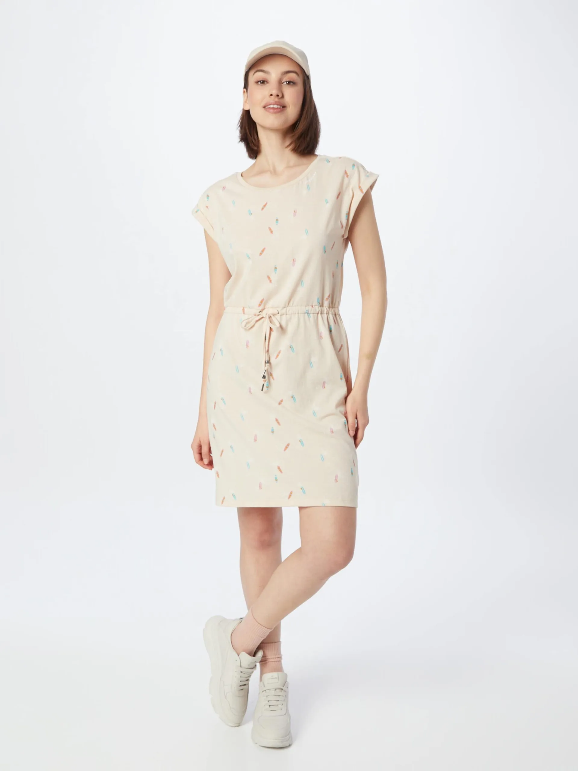 Ragwear Zomerjurken Zomerjurk MALLORY Dames Crème 4 Ragwear Zomerjurken Zomerjurk MALLORY Dames Crème - Afbeelding 4