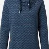Ragwear Hoodies Sweatshirt GRIPY Dames Blauw / Donkerblauw