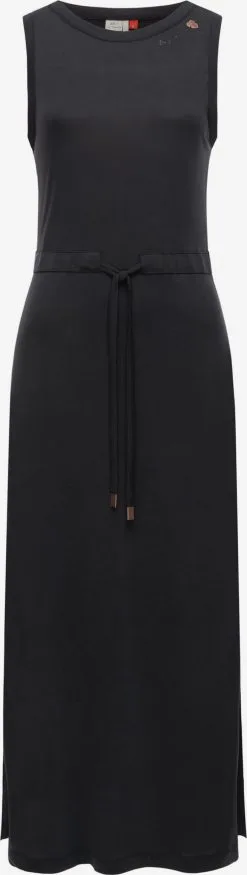 Ragwear Jerseyjurken Jurk Giggi Dames Zwart