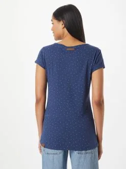 Ragwear T-shirts Shirt MINTT Dames Lichtblauw / Donkerblauw -Goedkope Ragwear winkel fc0786268e3f0a6cafb3ee105f808c50