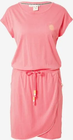Ragwear Jerseyjurken Jurk MAIYLA Dames Koraal