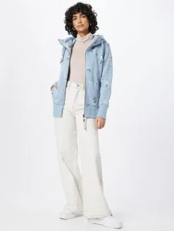 Ragwear Sweatvesten Sweatvest NESKA Dames Lichtblauw -Goedkope Ragwear winkel ffe317c019ede2a1becf2de9c7dd78d7